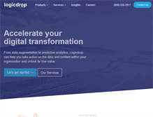 Tablet Screenshot of logicdrop.com